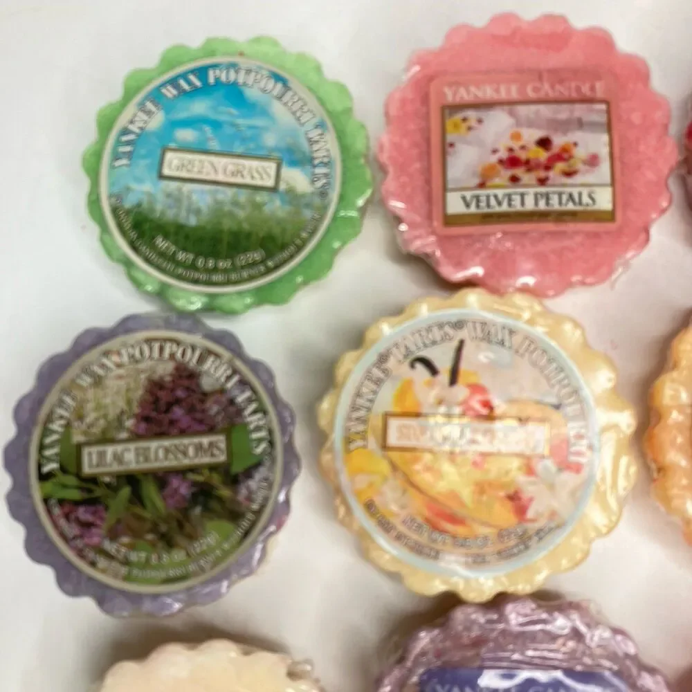 Yankee Candle Wax Potpourii Tarts Mixed Lot of 15 New Sealed